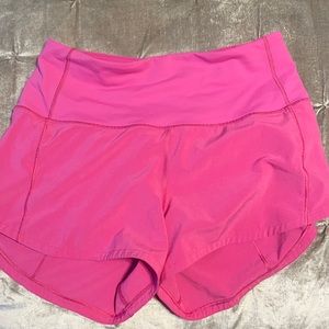sonic pink lululemon speed up high rise 2.5